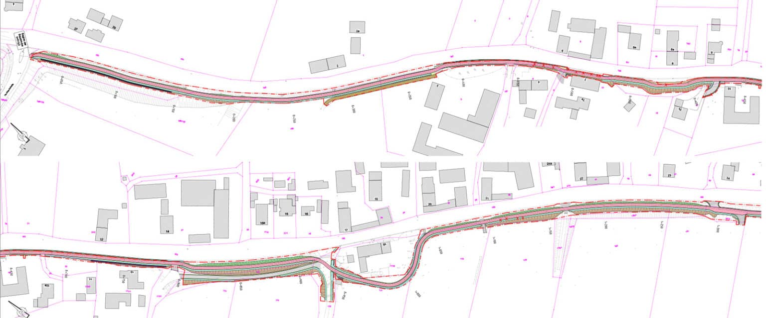 Plan Geh- und Radweg B299 Neumarkt St. Veit Headerbild