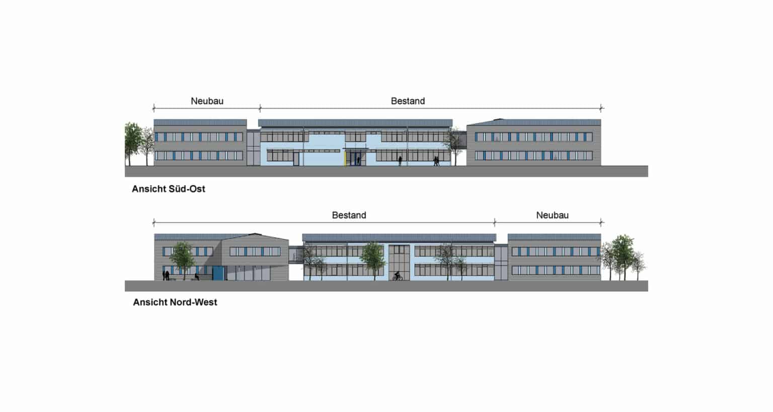 Digitale Darstellung Industriebau Machbarkeitsstudie Abwasserverband Starnberger See