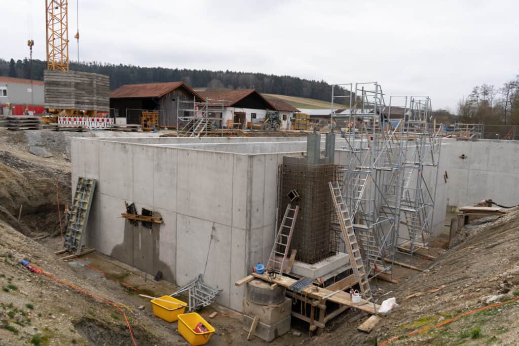 Baustelle Kläranage Johanniskirchen