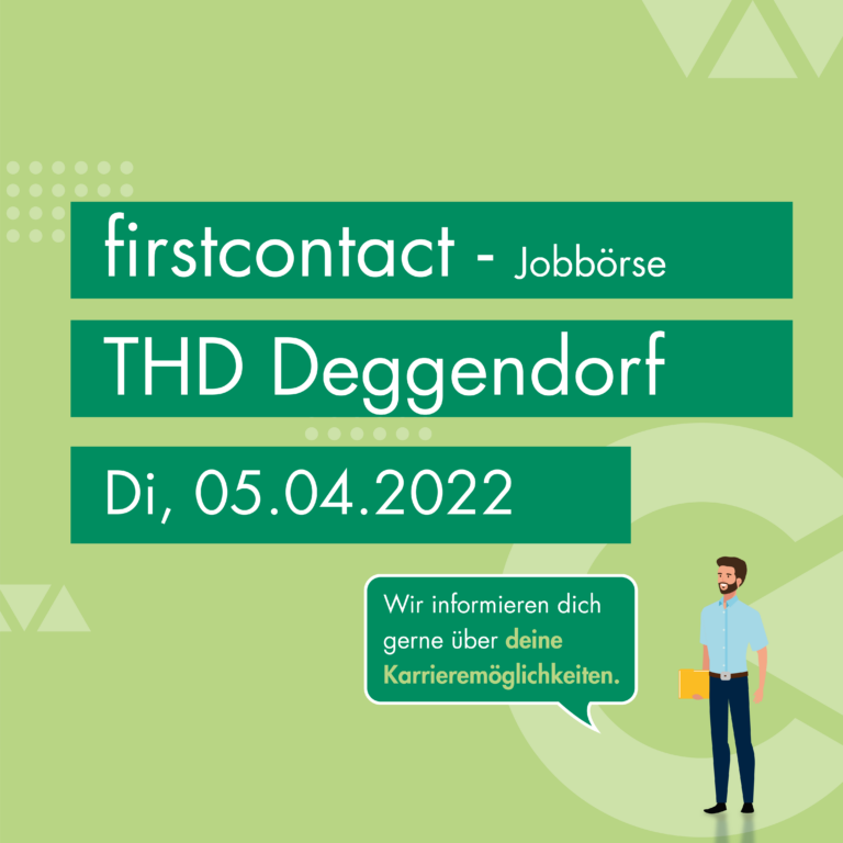 Messe-Hinweis firstcontact TH Deggendeorf