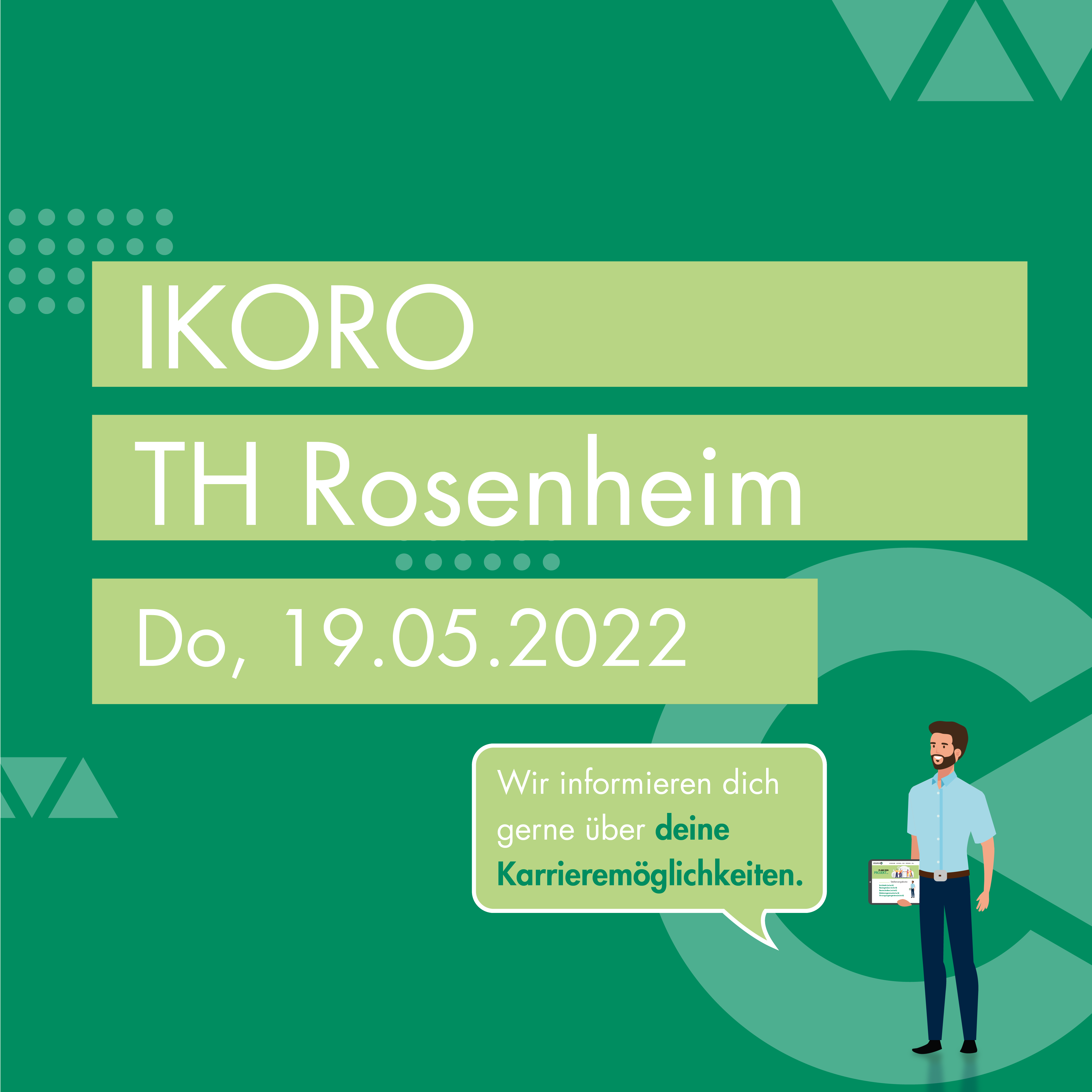 Read more about the article COPLAN AG auf der IKORO Rosenheim am 19.05.2022 dabei!