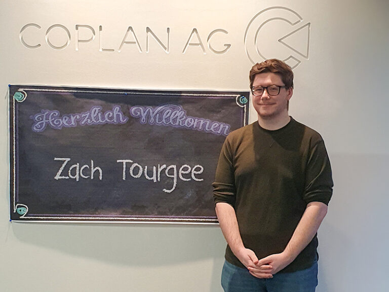 Praktikant Zach Tourgee