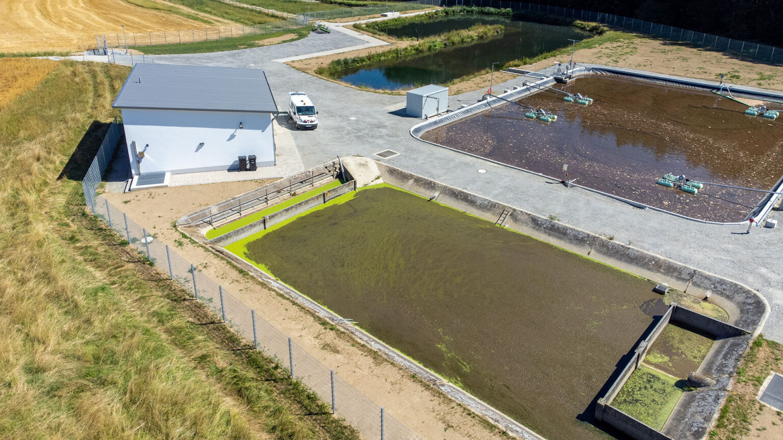 Luftbild KLäranlage Dietersburg