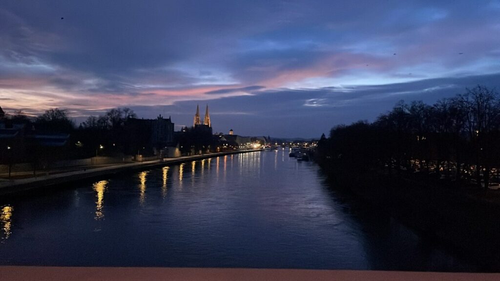 Sonnenuntergang Regensburg