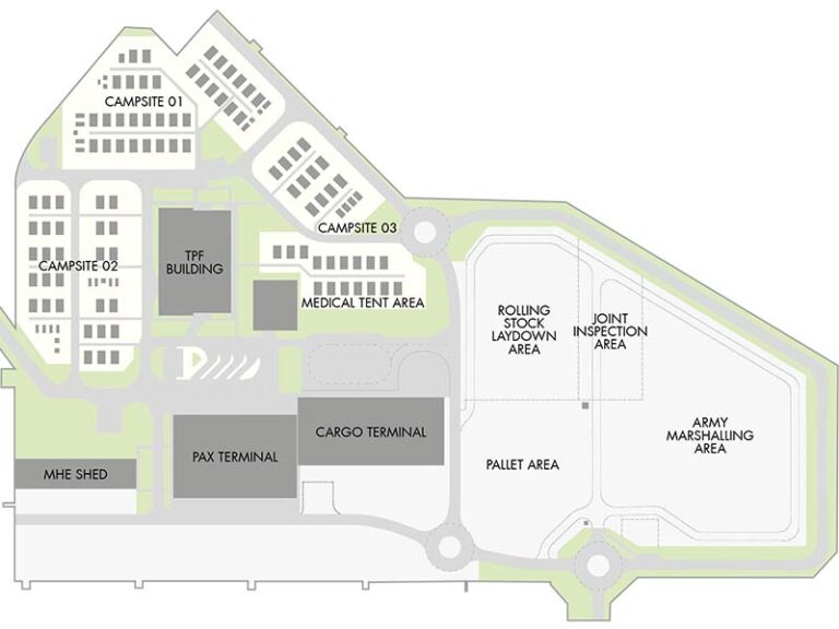 Lageplan Flughafen