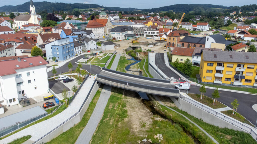 Hochwasserschutzmaßnahme Simbach am Inn