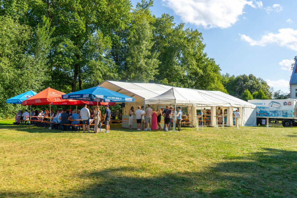 COPLAN AG Sommerfest 2026 - Übersicht Zelt