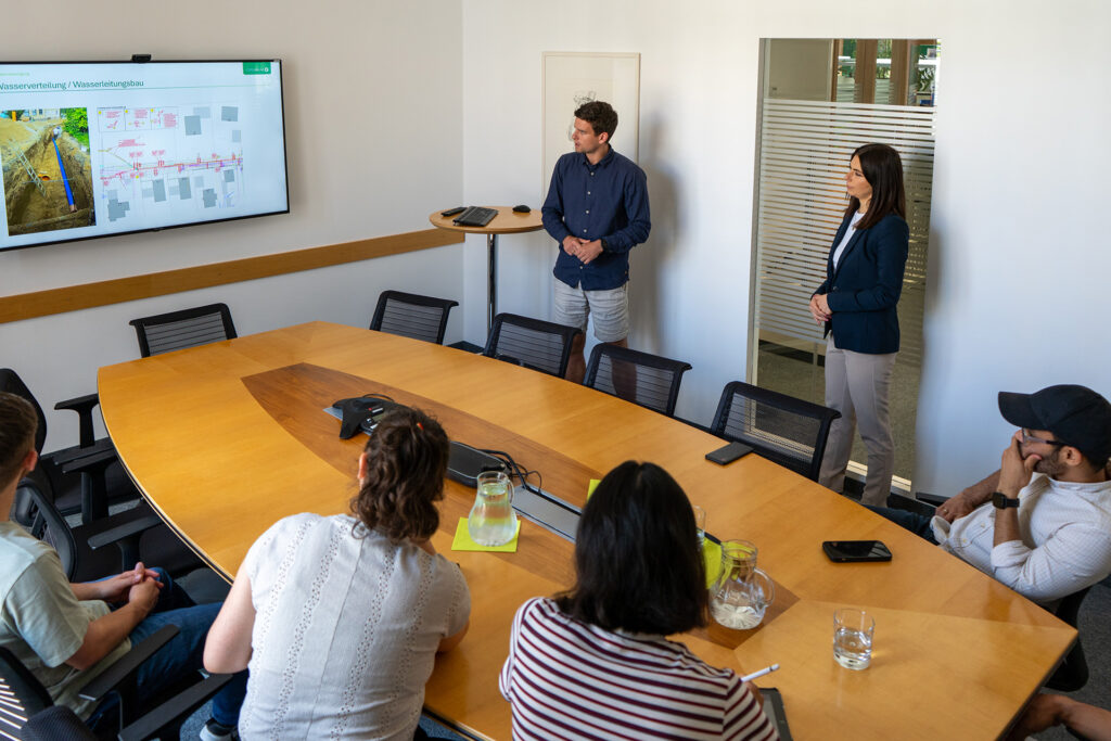 THD Studentenexkursion zu Besuch bei COPLAN 2026 Präsentation